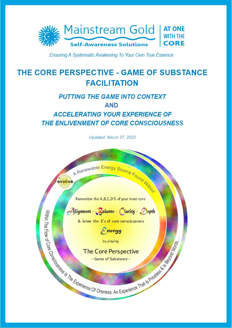 The Core Perspective-Game of Substance Facilitation - pdf